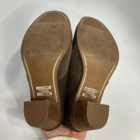 Toms brown Lunata booties mixed media size 9 - Picture 7 of 8